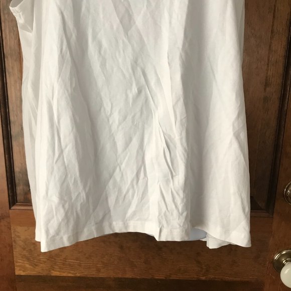 H&M White Scoop Neck Tank Size 4X - Picture 5 of 9